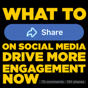 What to share on social media. Drive engagement now